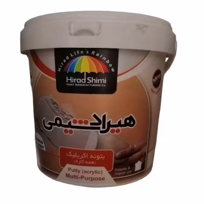 بتونه اکریلیک همه کاره هیراد شیمی گالن 5 کیلویی 