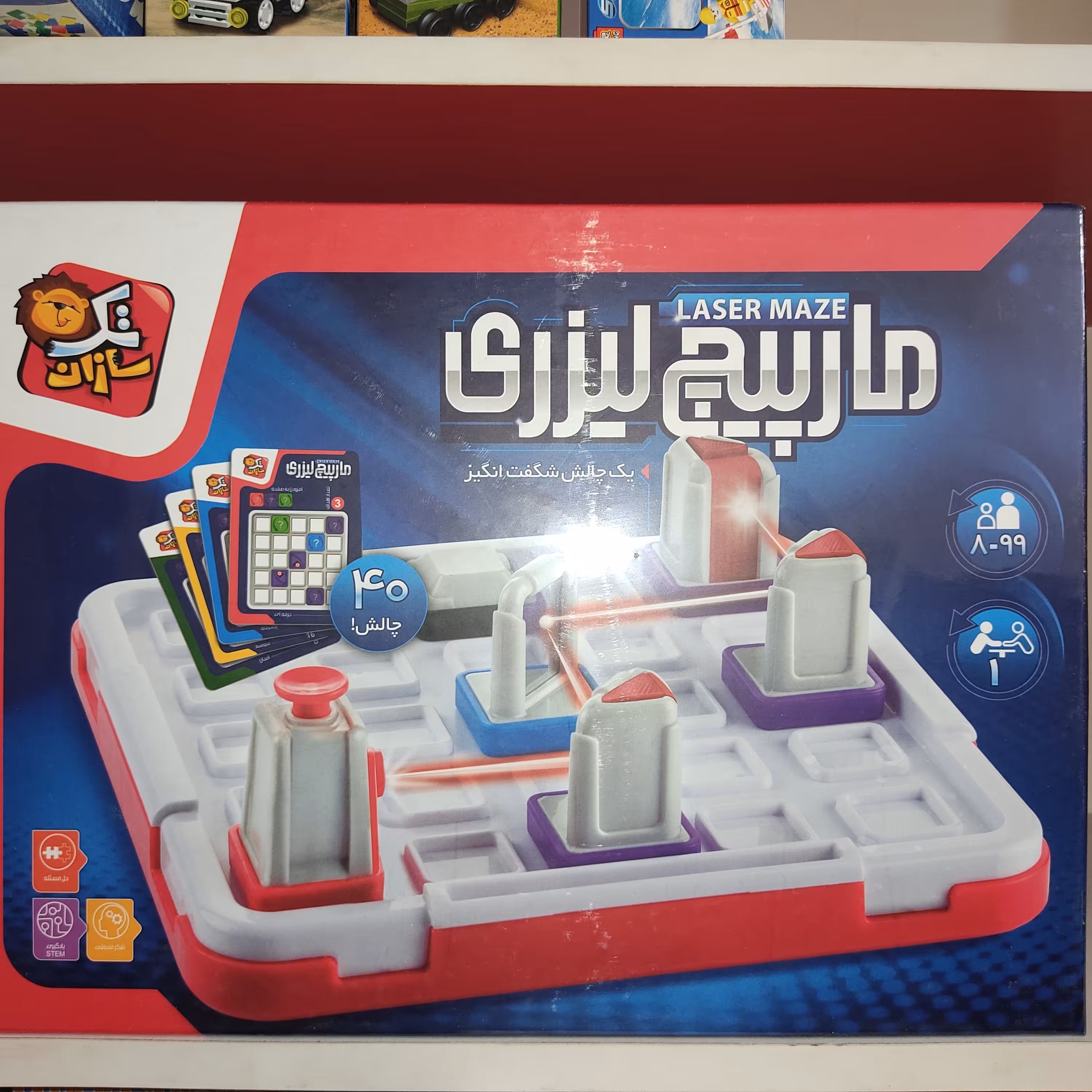 بازی فکری معمایی مارپیچ لیزری تک سازان ( 40 چالش )