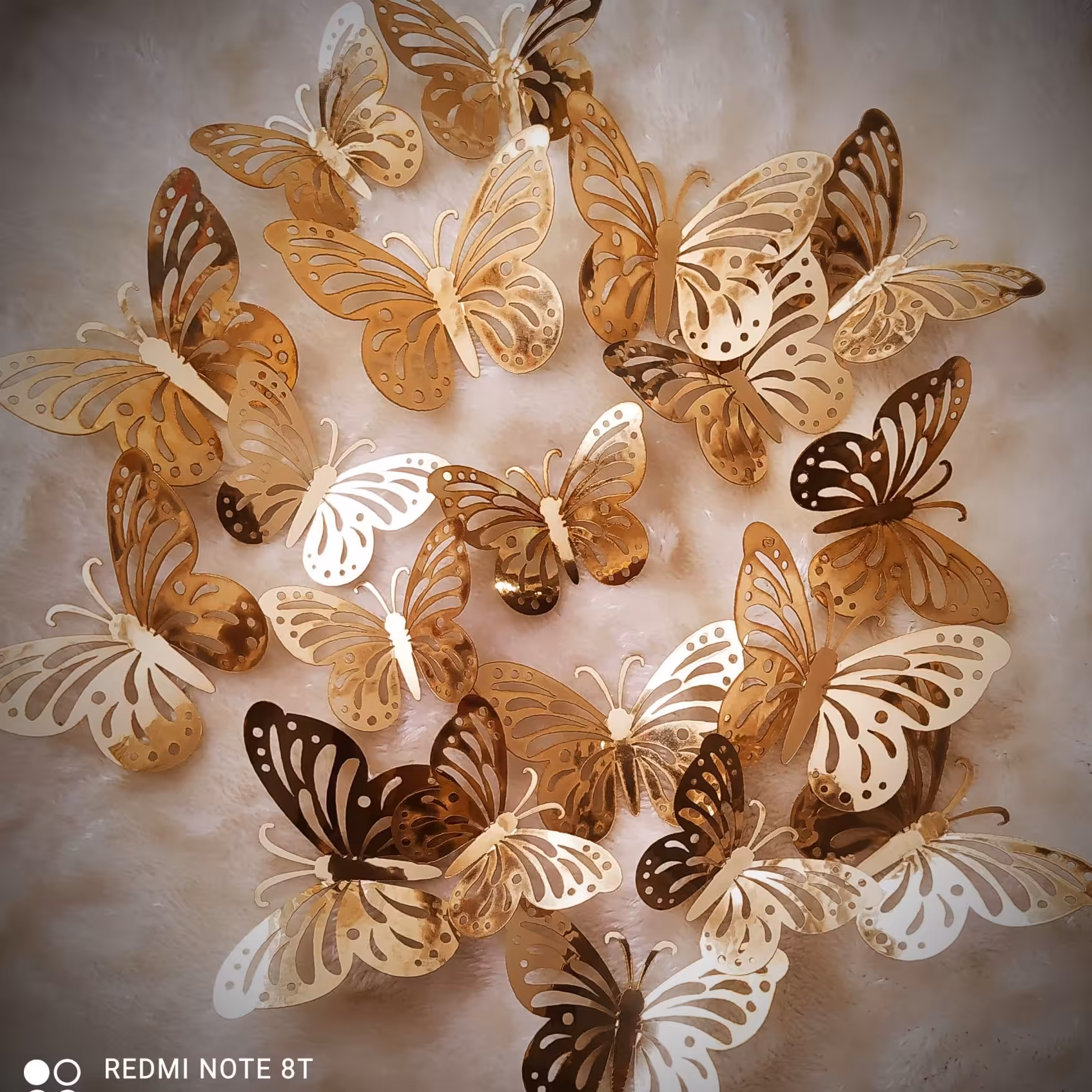 پروانه تزئینی مشبک پک 50عددی قابل شستشو