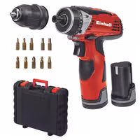 دریل پیچ گوشتی شارژی 12 ولت آینهل مدل TE-CD 12X-Li  Einhell Cordless Drill Screwdriver Model TE-CD 12X-Li