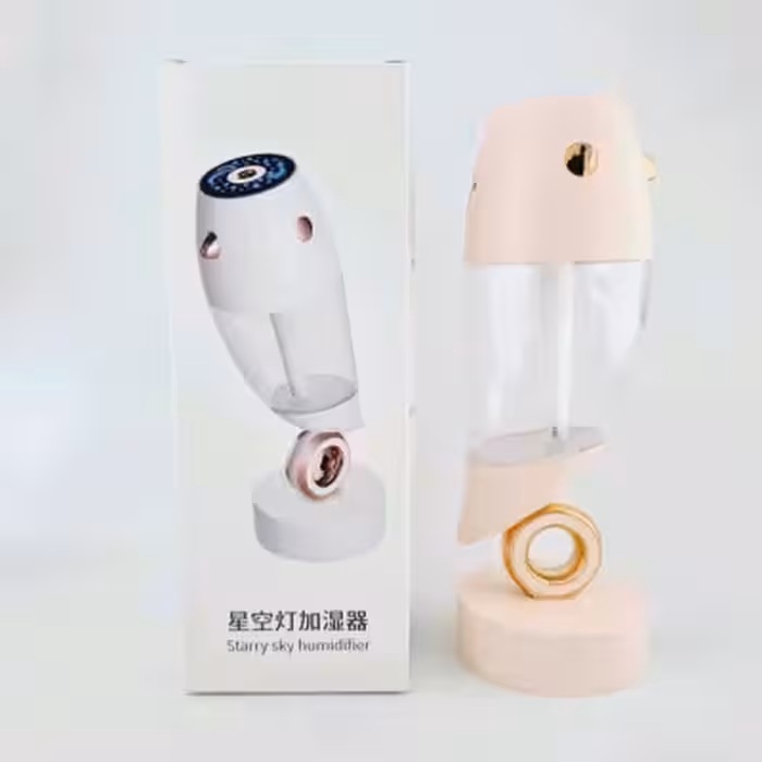 دستگاه بخور سرد شارژی رومیزی آسمان ماه و ستاره ای