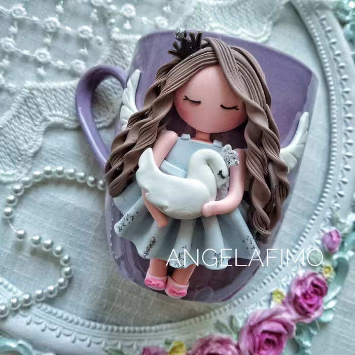 ماگ عروسکی swan