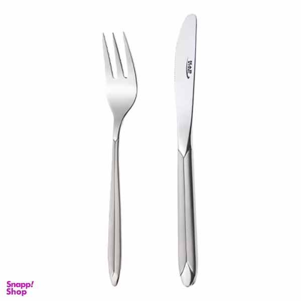 کارد و چنگال 12 پارچه ناب استیل مدل پالرمو مات