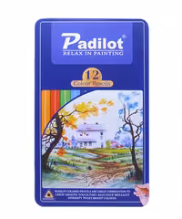 مدادرنگی  فلزی  پادیلوت 12 رنگ ساده