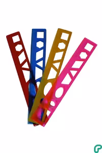 خط کش 20 سانتی متری مدل ژله ای کد:2032