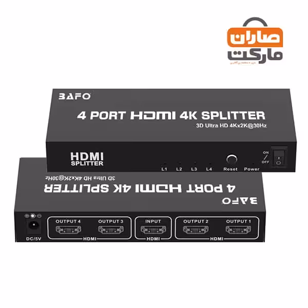 اسپلیتر 4 پورت بافو مدل BF-131