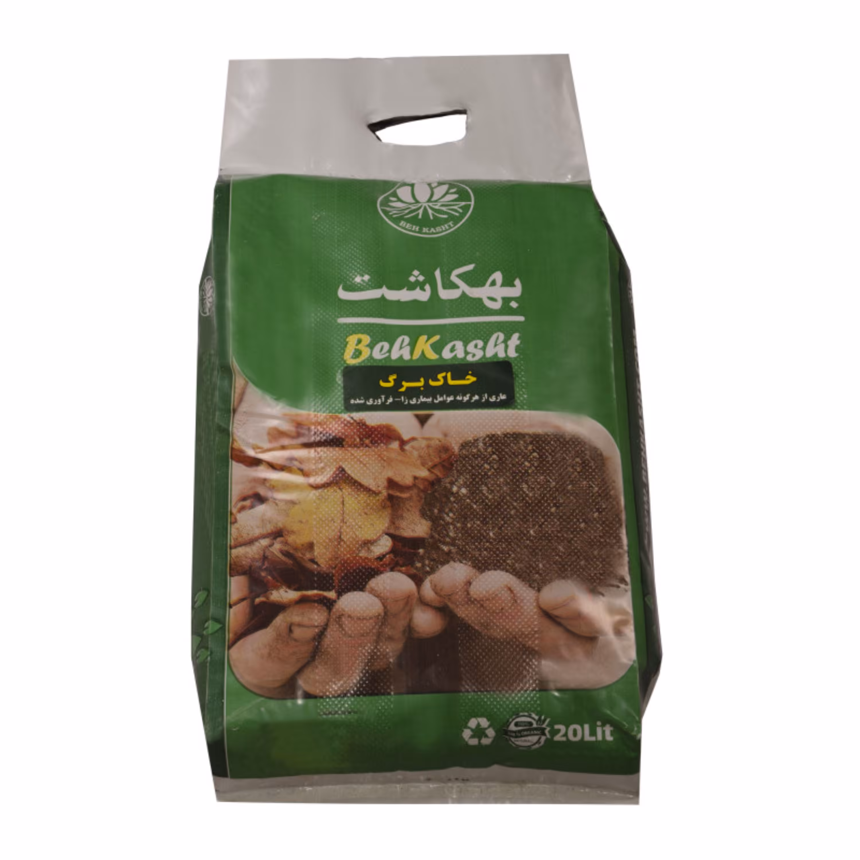 خاک برگ فرآوری شده بهکاشت وزن 7 کیلوگرم