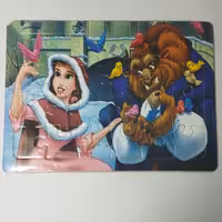 پازل مقوایی 24تکه مدل کارتون دیو و دلبر  وایت بردی 