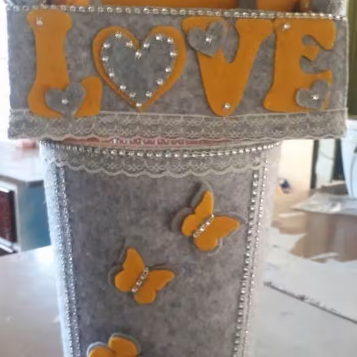 ست سطل زباله و جعبه دستمال