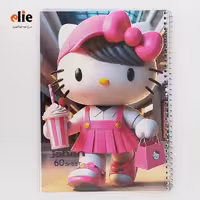 دفتر 60 برگ سیمی فانتزی جهان طرح Barbie4