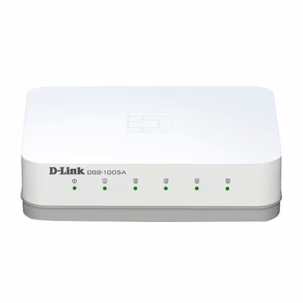 سوییچ دسکتاپ 5 پورت گیگابیتی دی-لینک مدل DGS-1005A