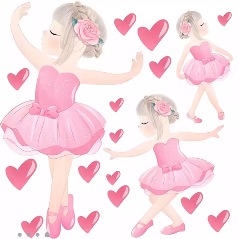 استیکر دیواری اتاق کودک بالرین