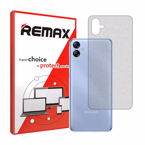 گلس پشت گوشی گلس سامسونگ Galaxy A04e مدل مات برند ریمکس کد S