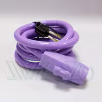 قفل دوچرخه کلیددار دبلیو - استاندارد -  - ضخامت 10 میلیمتر - بنفش