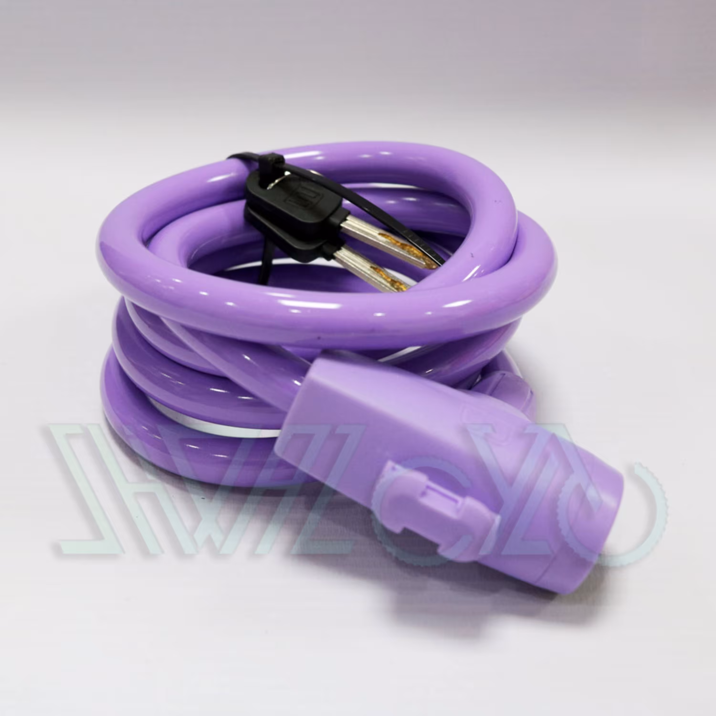 قفل دوچرخه کلیددار دبلیو - استاندارد -  - ضخامت 10 میلیمتر - بنفش