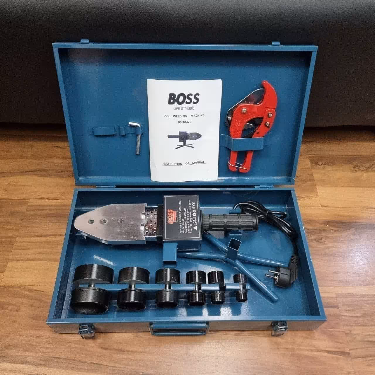  دستگاه اتو لوله با لوازم  1800 وات  راکت بزرگ  برند باس