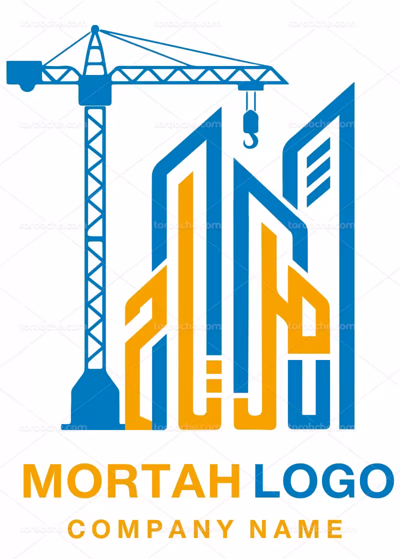 وکتور لوگو ساختمان سازی | گرافیک با طعم تربچه