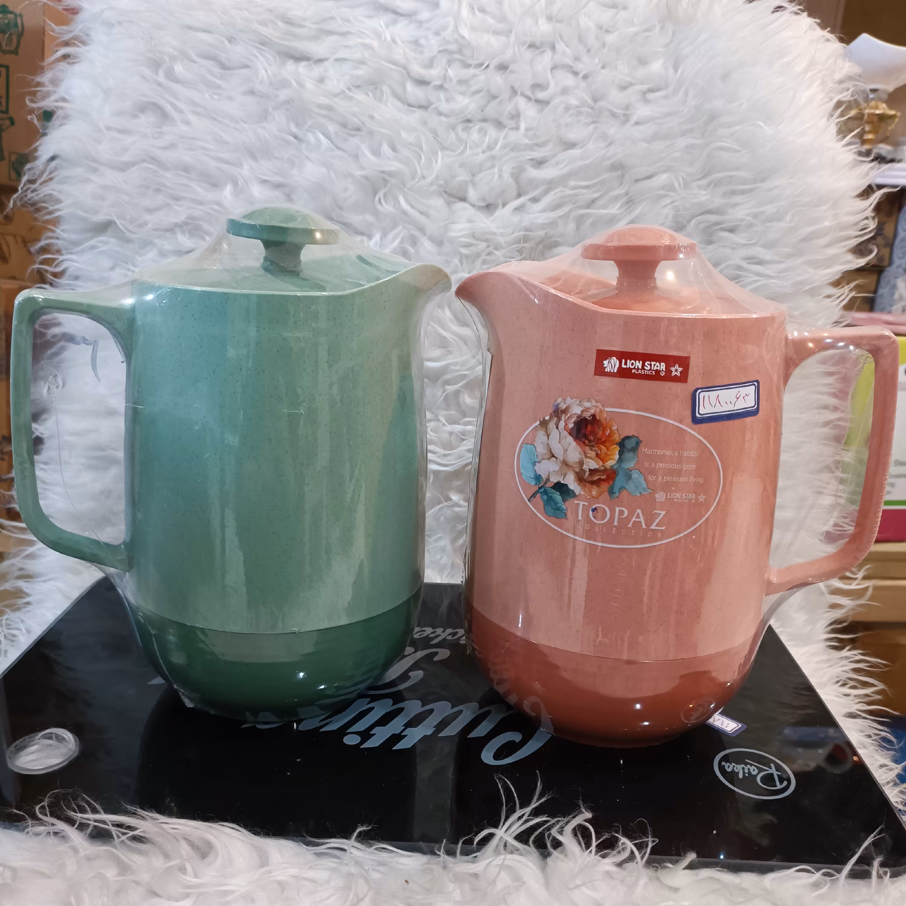 پارچ یک لیتری توپاز بسیار با کیفیت با قابلیت نگهداری 15و گاها تا 20ساعت یخ 