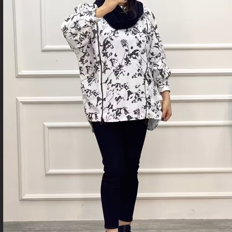 بلوز طرحدار کبریتی