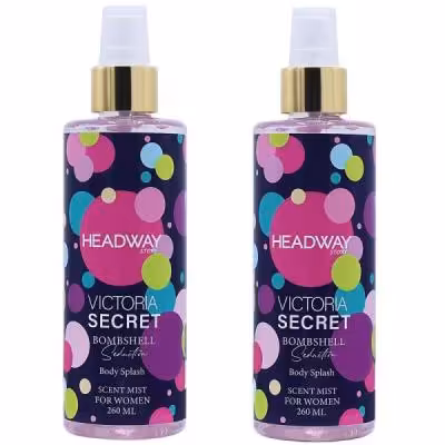 بادی اسپلش زنانه هدوی استوری سری ویکتوریا سکرت مدل Bombshell Seduction حجم 260 میلی لیتر مجموعه دو عددی