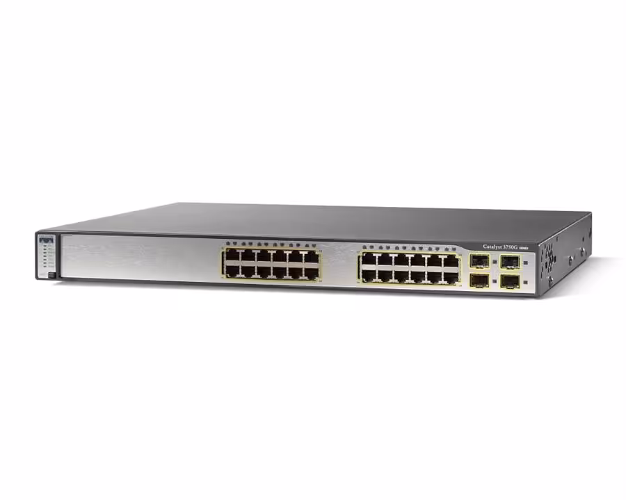 سوئیچ 24 پورت سیسکو مدل WS-C3750G-24TS-S1U