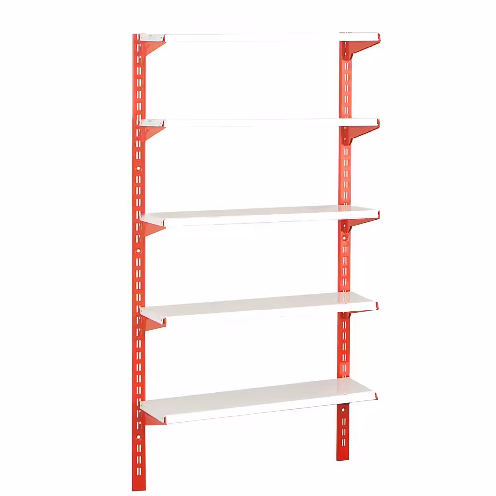 قفسه مدل سوپری 5 طبقه سایز 95x40 پایه 2.5 متری(ارسال پس کرایه و به عهده مشتری)