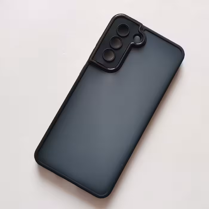 قاب محکم مات ایرون مشکی گوشی سامسونگ S21 fe