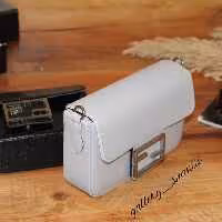 کیف پاسپورتی کوچک طرح فندی طوسی