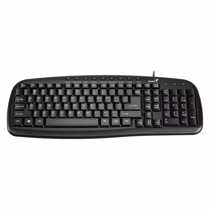 کیبورد باسیم جنیوس مدل Genius KB-M225C Multimedia Keyboard