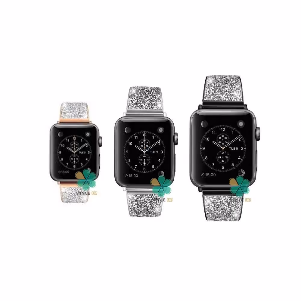 بند استیل ساعت اپل واچ Apple Watch 42/44mm مدل سواروسکی