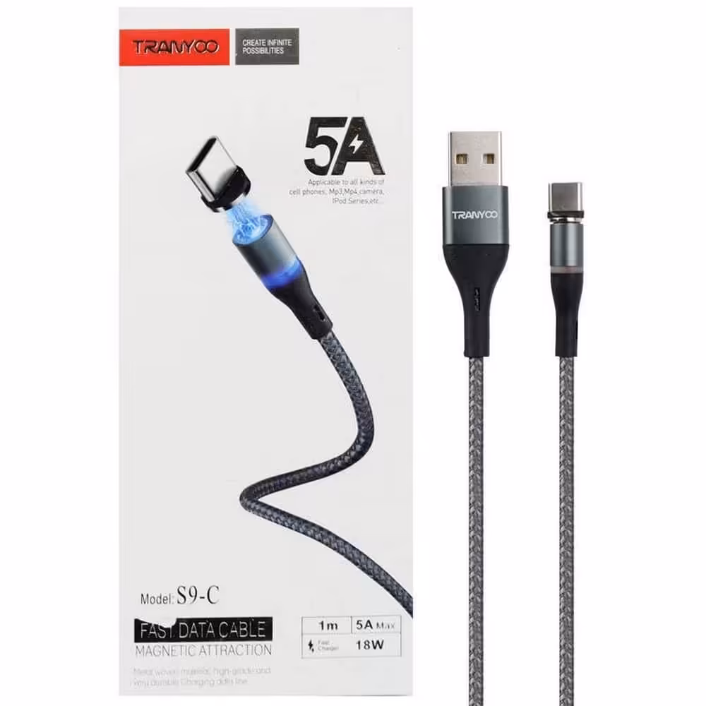 کابل تبدیل USB به type c ترانیو مدل S9-c - امین 24 امانت دار اعتماد شما