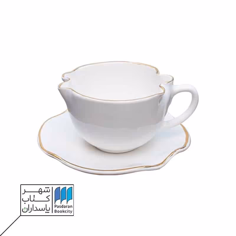 فنجان و نعلبکی دفرمه لب طلا
