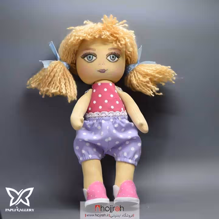 اطلاعات ، قیمت و خرید عروسک روسی دختر مو کاموایی دست ساز | ارسال رایگان کد P44