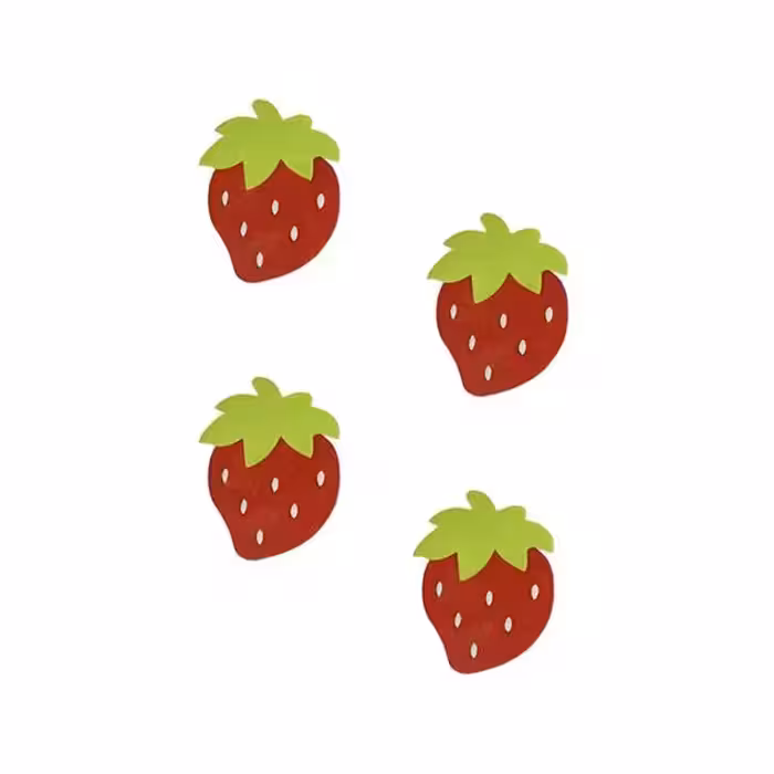 استیکر نمدی توت فرنگی