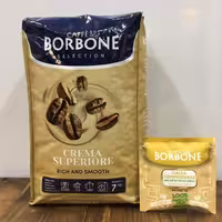 دانه قهوه بوربن کرما سوپریر   یک  کیلوگرم      Caffe Borbone Crema Superiore