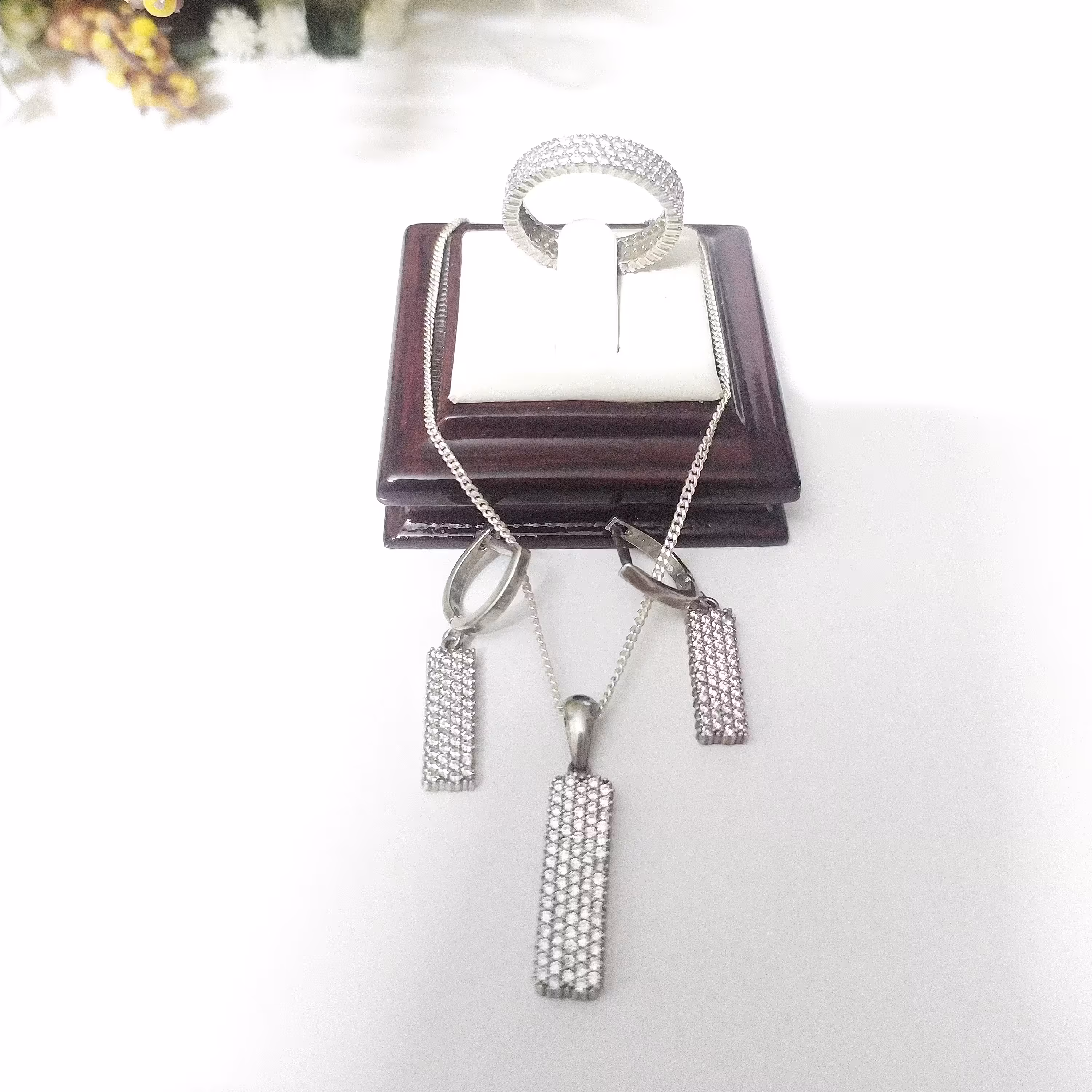 نیم ست نقره کد 128