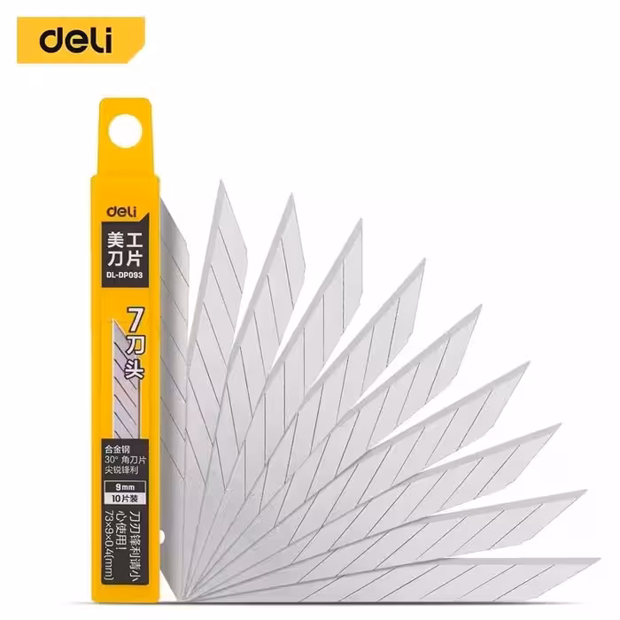 تیغ کاتر دلی مدل DL-DP093 بسته 10 عددی