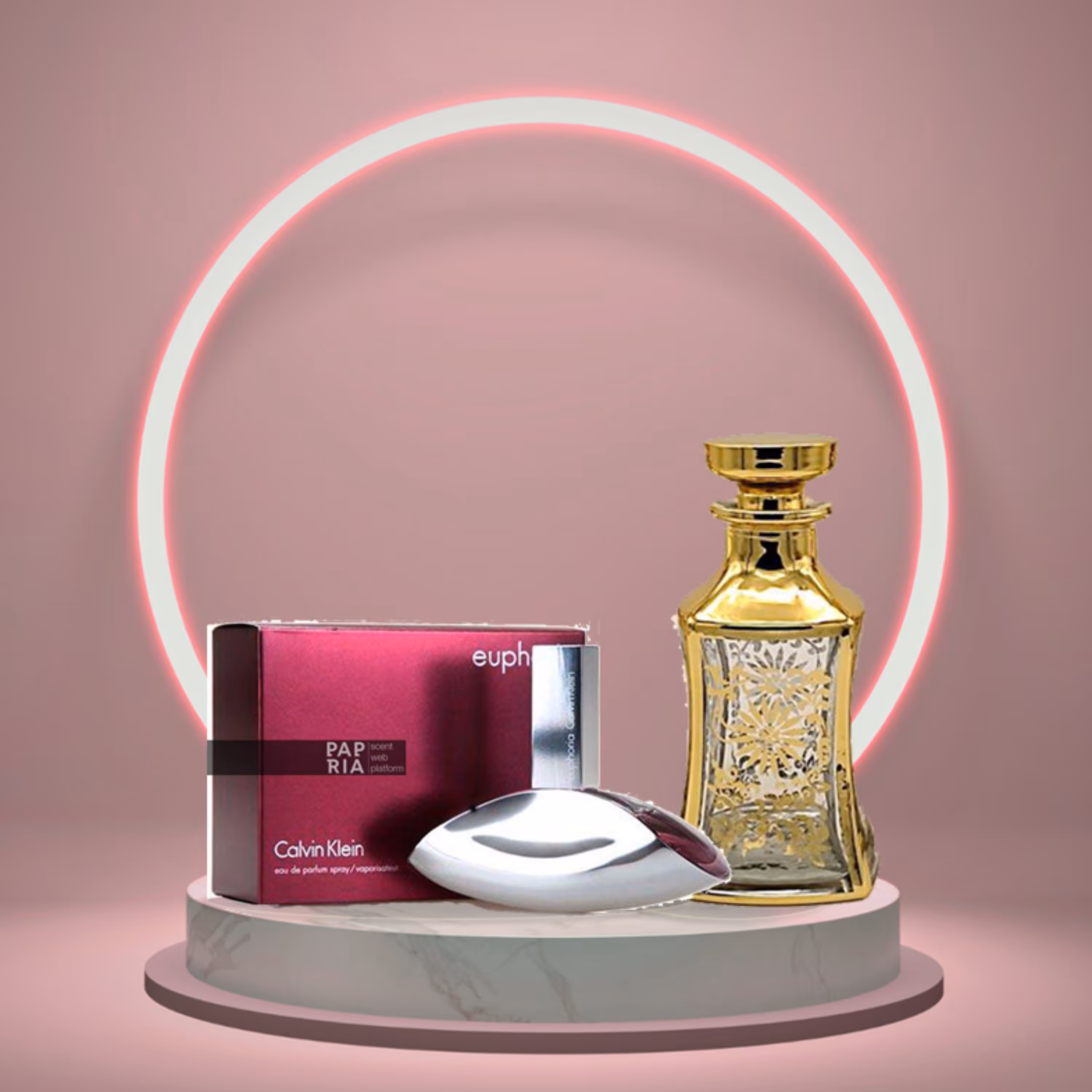 عطر ایفوریا زنانه-یوفوریا کالوین کلین- 20میل ( عطر خالص و  بدون الکل) -Ck Euphoria