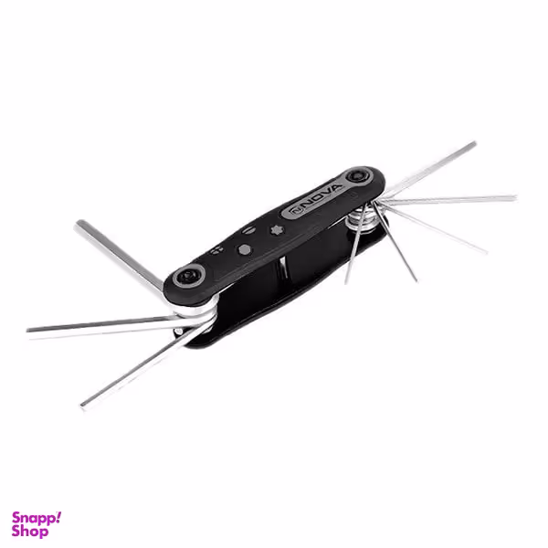 آچار آلن شش گوش چاقویی نووا (Nova) مدل NTK-1141 مجموعه 8 عددی