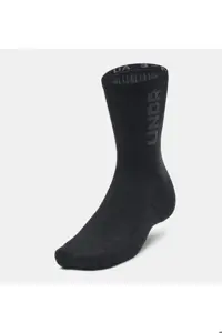 جوراب مشکی مردانه و زنانه UA 3 PACK های میانی 001 Under Armour