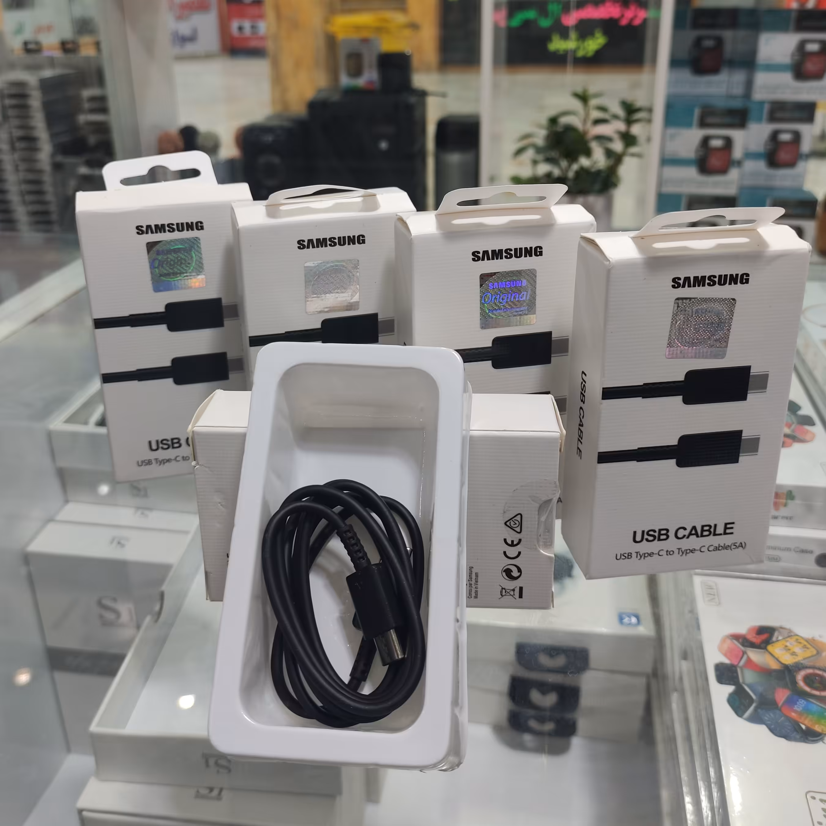 کابل دوسر تایپ سی اورجینال مدل سامسونگ