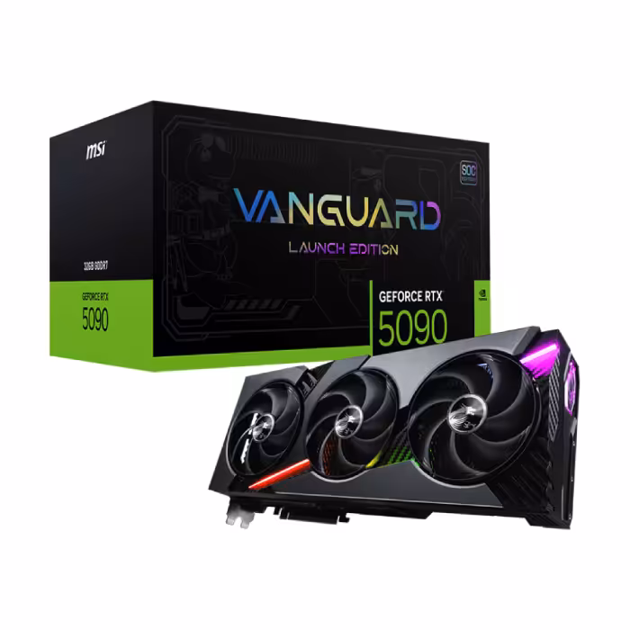 کارت گرافیک ام اس آی GeForce RTX 5090 32GB VANGUARD SOC LAUNCH EDITION