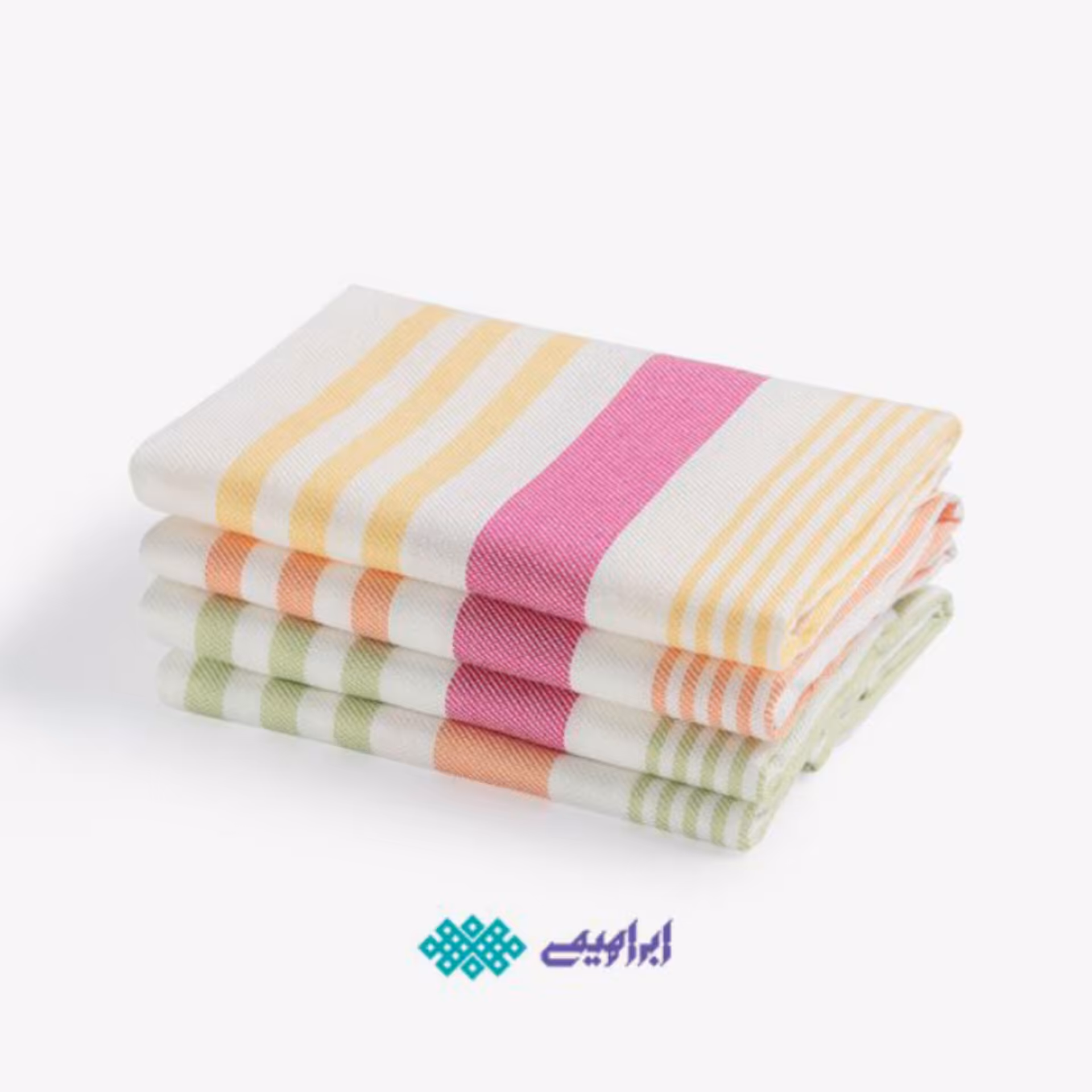 دستمال یزدی ابراهیمی دستمال آشپزخانه 4عددی سایز 40 در60 سانتیمتر  خانه سلام

