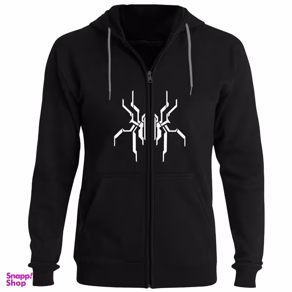 سویشرت مردانه طرح عنکبوت کد F13 رنگ مشکی