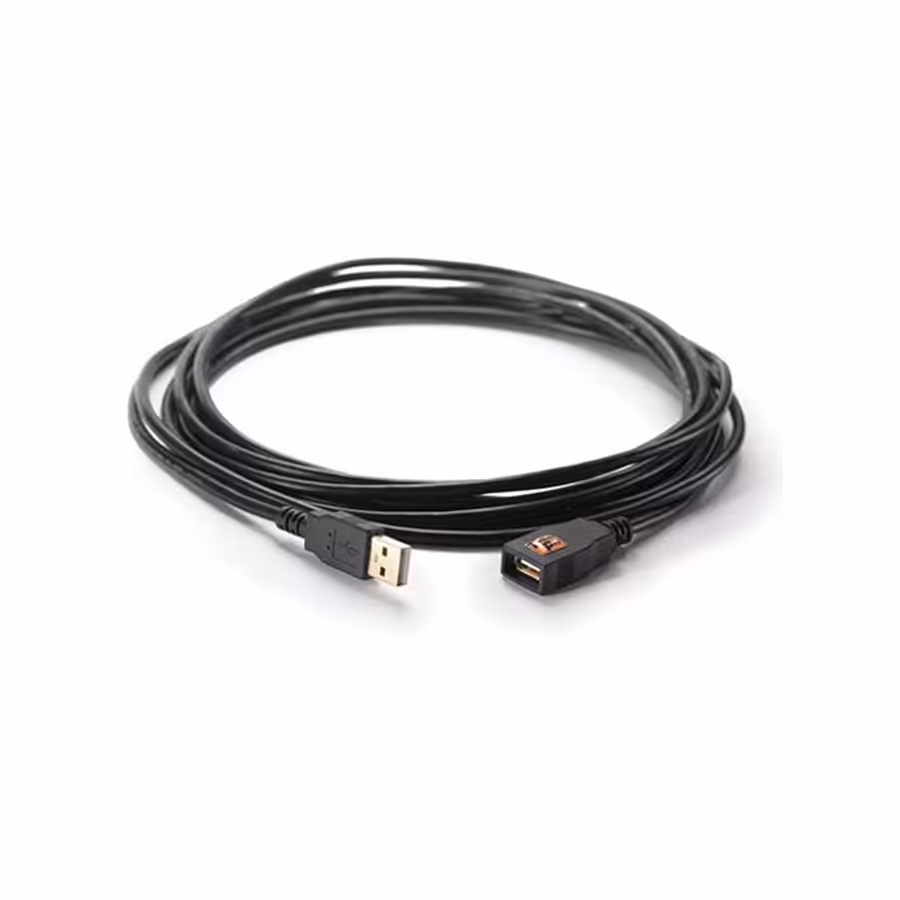 کابل افزایش دهنده تترتولز Tether Tools 15′ TetherPro USB 2.0 Male to Female Passive Extension Cable CU5435