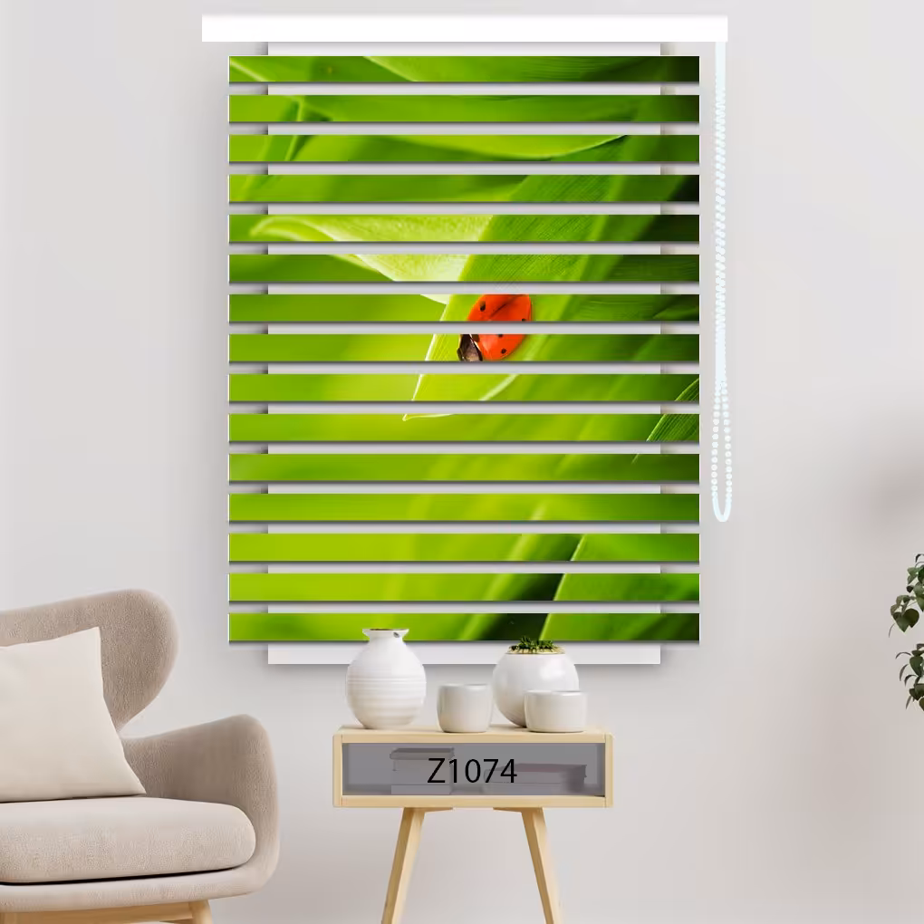 پرده زبرا چاپی عرض 150 ارتفاع 150 کد 1074