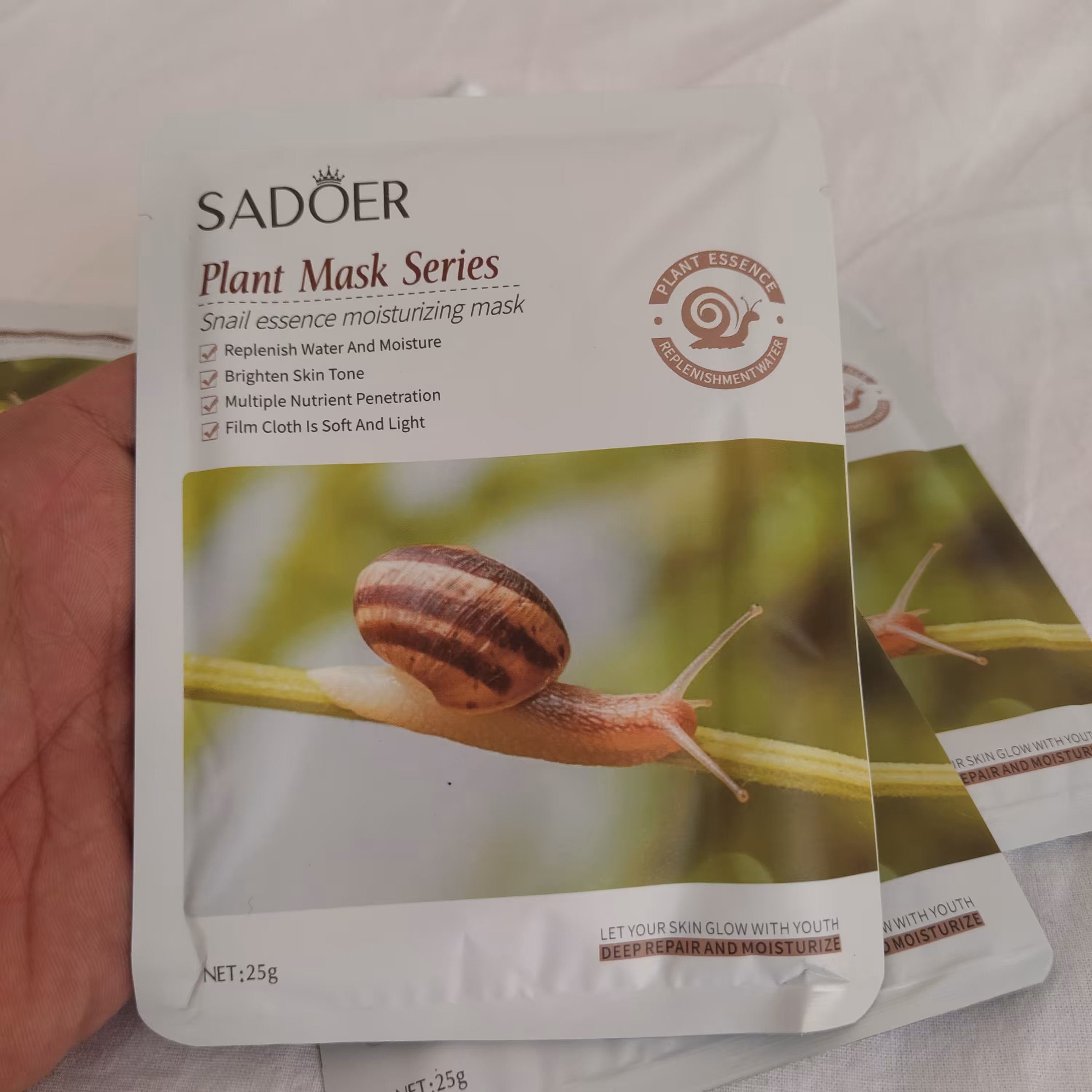 ماسک حلزون سادور ورقه ای