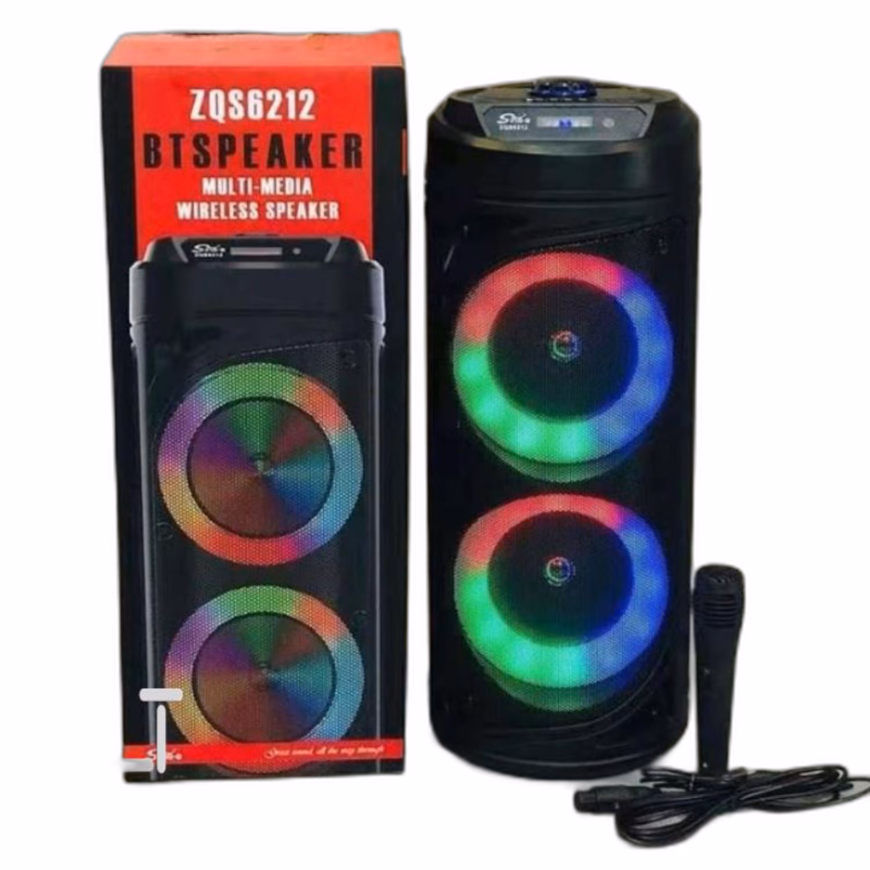 اسپیکر بلوتوثی و شارژی قابل حمل مدل ZQS 6212