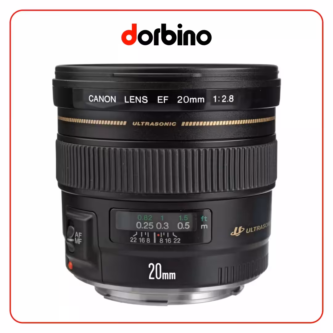 لنز کانن Canon EF 20mm f/2.8 USM - فروشگاه دوربین دوربینو