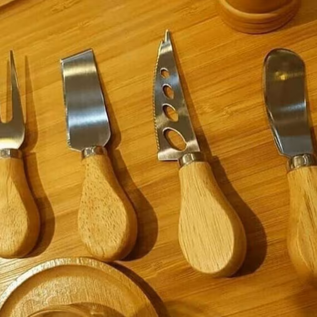 ست کارد صبحانه خوری دسته چوبی